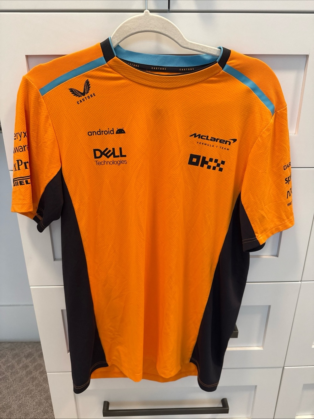 McLaren Men’s Orange Short-Sleeve Team Performance Tee